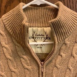 Tan Knitted Cabela’s Sweater